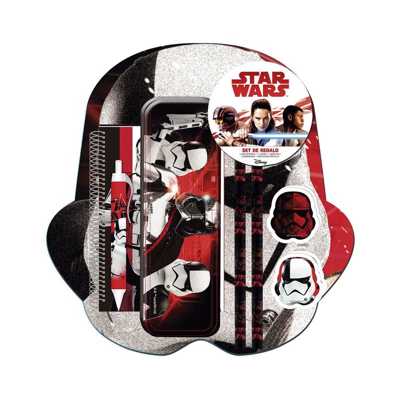 STAR WARS - Set de útiles Escolar Regalo 7 Piezas Star Wars