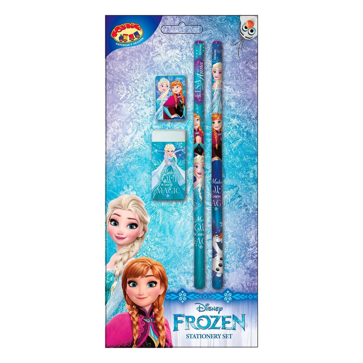 DISNEY - Set de útiles Escolar Escolar 5 Piezas Frozen