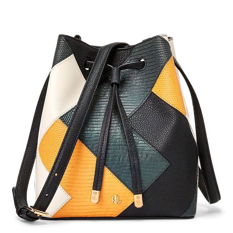 RALPH LAUREN - Bolso Lauren Ralph Lauren de hombro Debby II Drawstring 