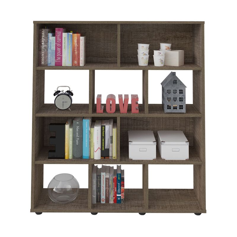 BERTOLINI - Biblioteca Estante Book 109 cm con 10 Entrepaños - Mueble
