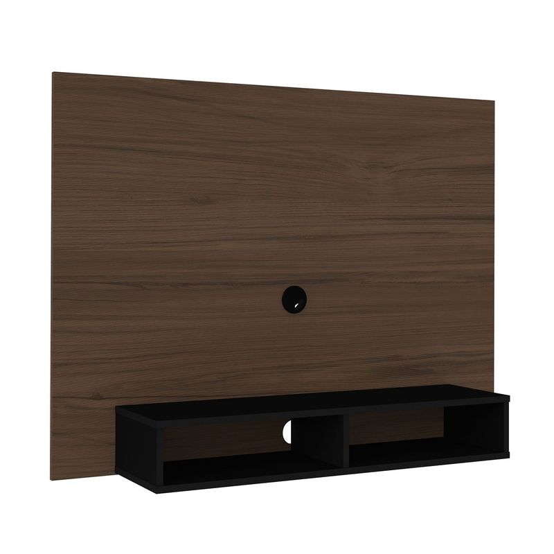 BERTOLINI - Panel para TV Moderno de 120 x 89 x 28 cm para Televisores de Hasta 42 Pulgadas, Café Bertolini