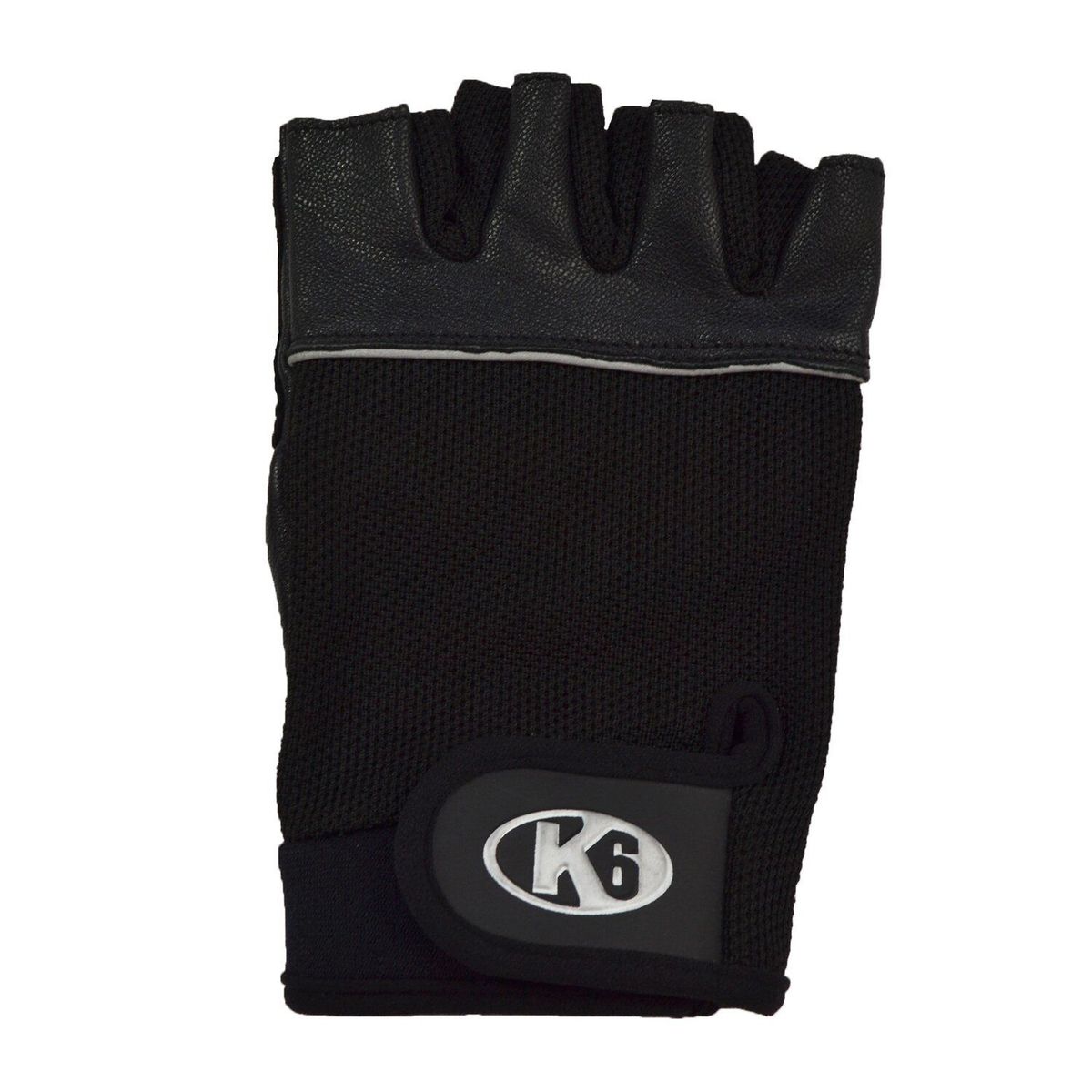 K6 - Guantes para Gimnasio de Cuero para Pesas Crossfit