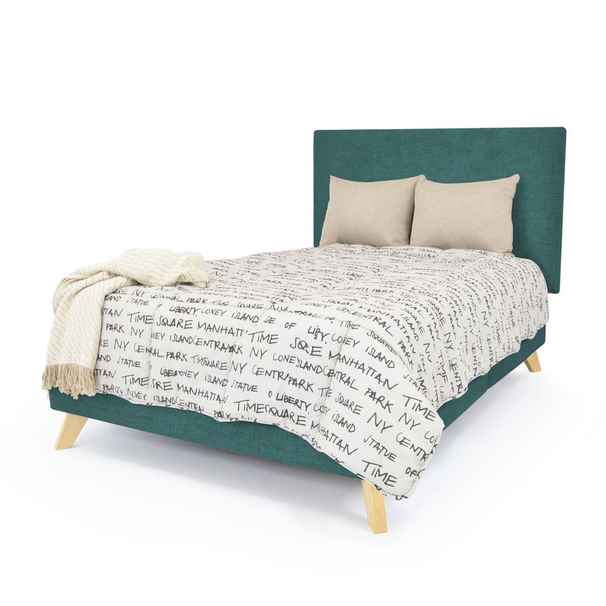 MICA - Cama para Colchón Semidoble Moderna   Mica