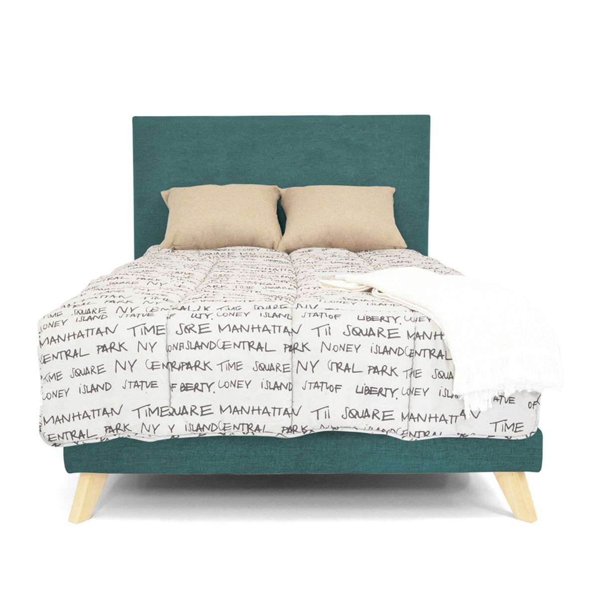 MICA - Cama para Colchón Semidoble Moderna   Mica