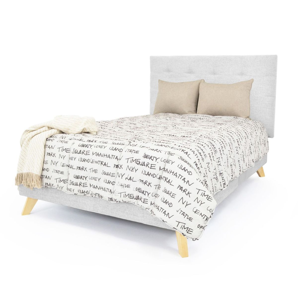 MICA - Set Isola Semidoble Capitoneado Mica - Mueble