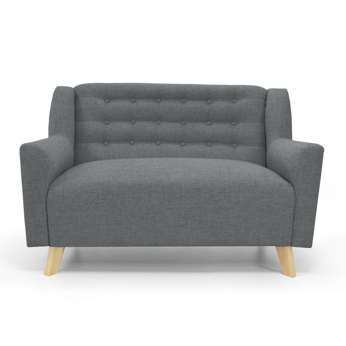 MICA - Sofá Moderno Tela 2 Puestos Andalucía 140 x 92 x 79 cm Mica - Mueble