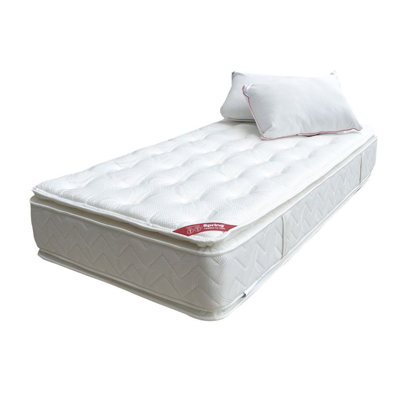 COLCHONES SPRING - Colchón Semidoble Espuma Supreme 120 x 190 cm + 1 Almohada Colchones Spring