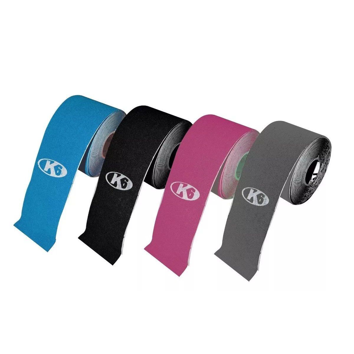 K6 - Cintas kinesiológicas elásticas 2.5m 16 undidades