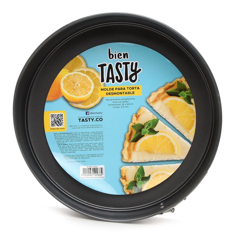 TASTY - Molde Acero 24.5 x 24.5 cm