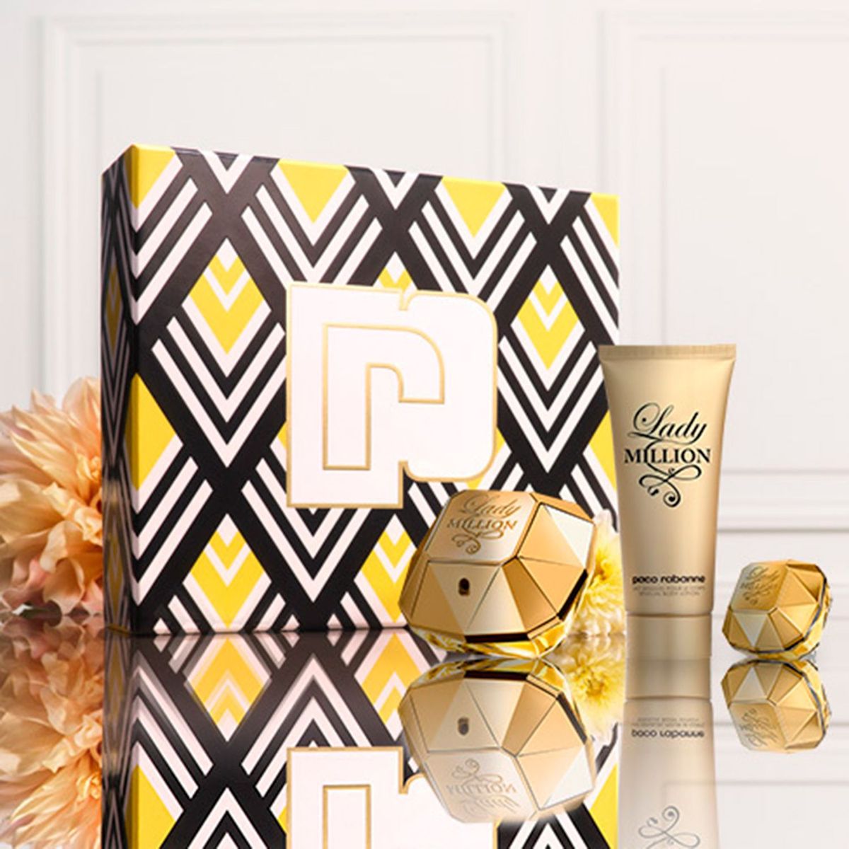 RABANNE - Set de Perfume Mujer Rabanne : Fragancia 80ml + Body Lotion 100ml + Mega Spritzer