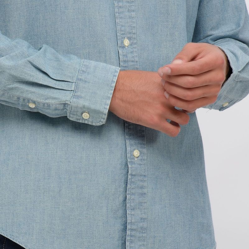 POLO RALPH LAUREN - Camisa Hombre Manga Larga Custom Slim de Polo Ralph Lauren