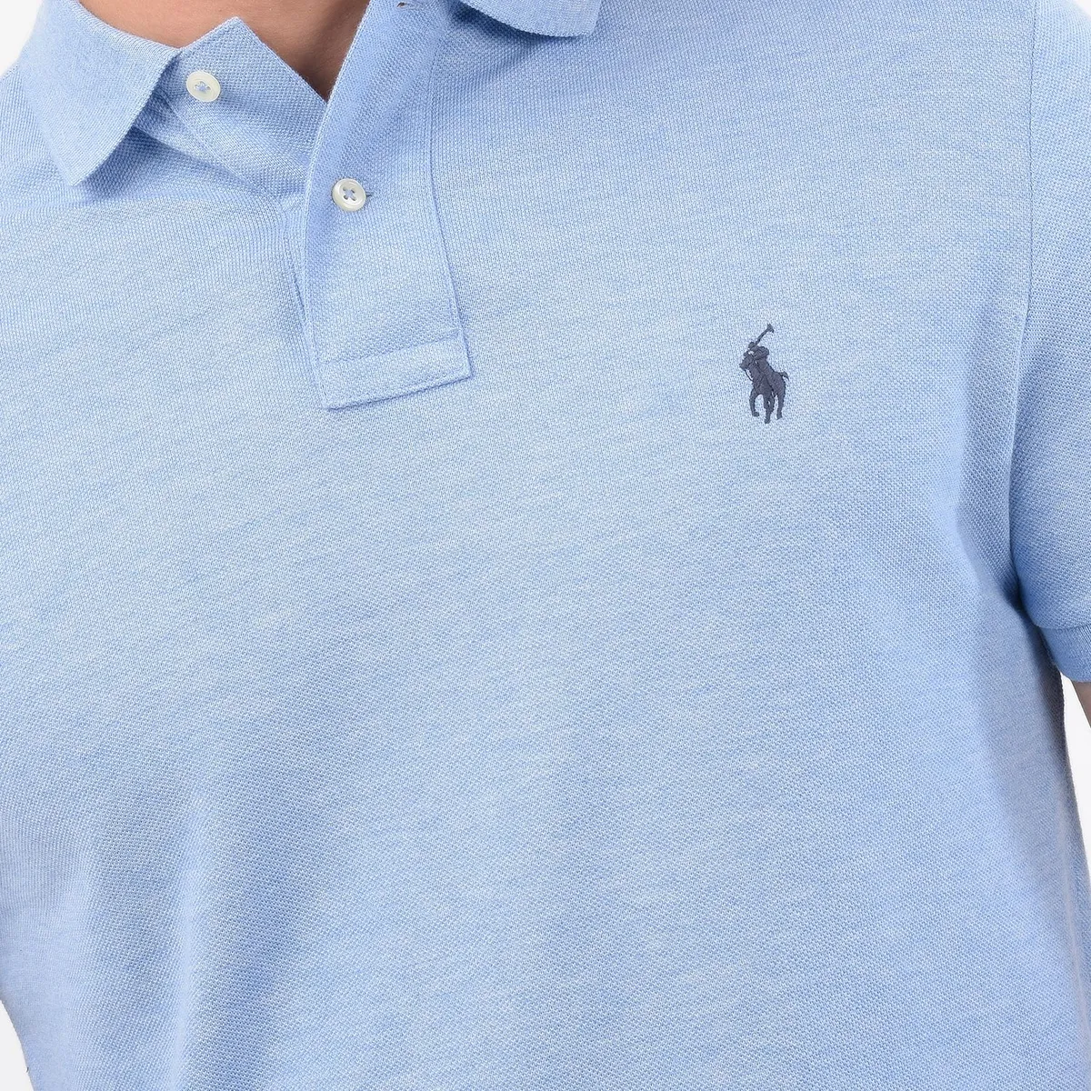 POLO RALPH LAUREN - Camiseta Polo Hombre Manga Corta Custom Slim Fit Polo Ralph Lauren
