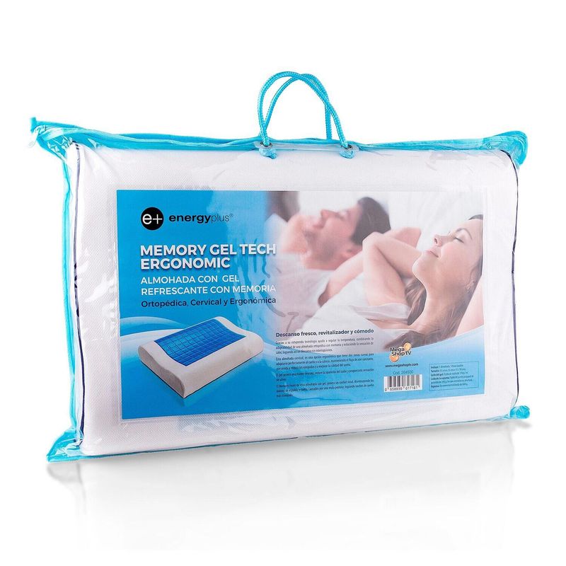 ENERGY PLUS - 4 almohadas gel ortopédica memoria energy plus