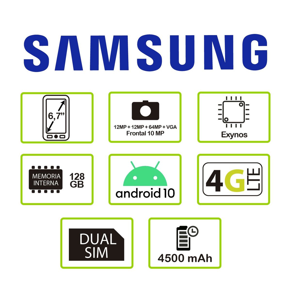 SAMSUNG - Celular Samsung Galaxy S20 Plus 128GB + Buds+