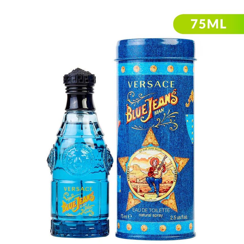 VERSACE - Perfume Versace Blue Jeans EDT Hombre 75 ml Versace