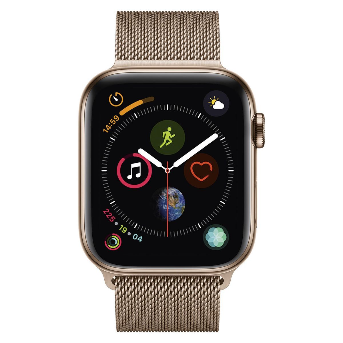 APPLE - Apple Watch Series 4 GPS + Cellular 44mm con correa de acero inoxidable