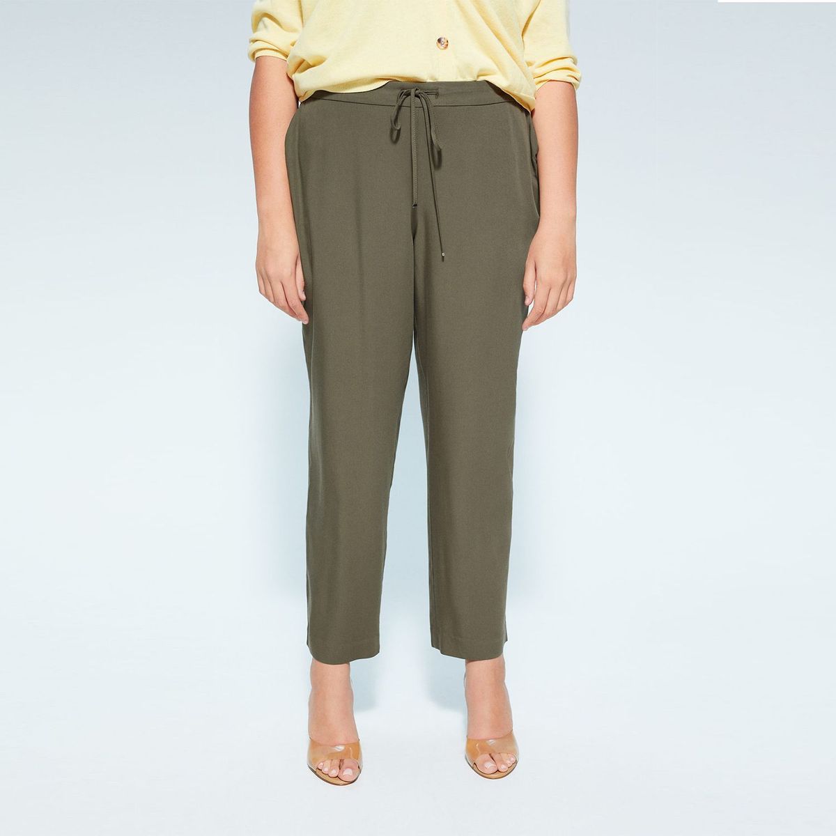 VIOLETA - Pantalón Mujer Flare Medio Violeta