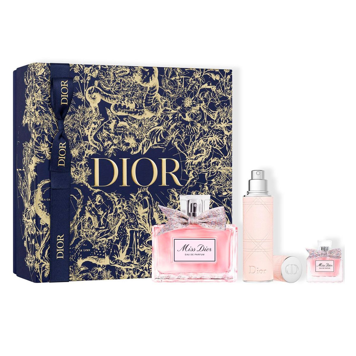 DIOR - Set de Perfume Mujer Dior Set Miss Dior EDP 100 ml + Miss Dior EDP Travel Spray 10 ml + Miniatura Miss Dior 5 ml