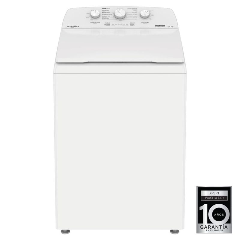 WHIRLPOOL - Lavadora Whirlpool Superior 16 kg 8MWTW1643MJQ