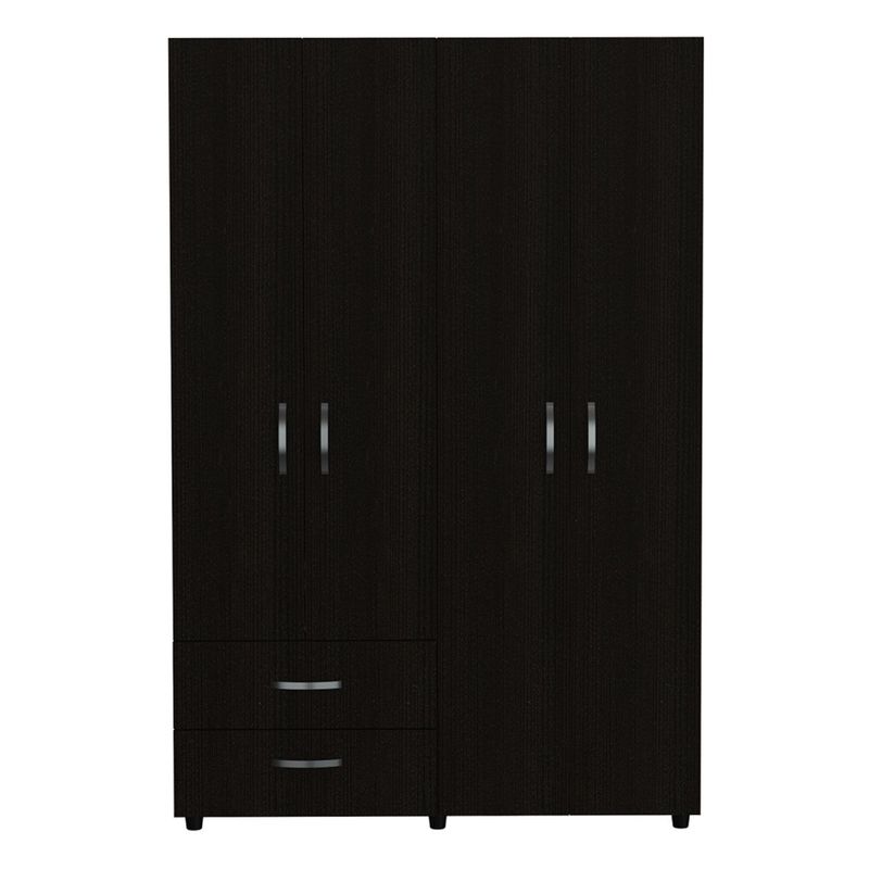 RTA MUEBLES - Closet Moderno en Aglomerado MDP 4 Puertas 2 Cajones 180 x 120 x 47 cm RTA Design  - Mueble