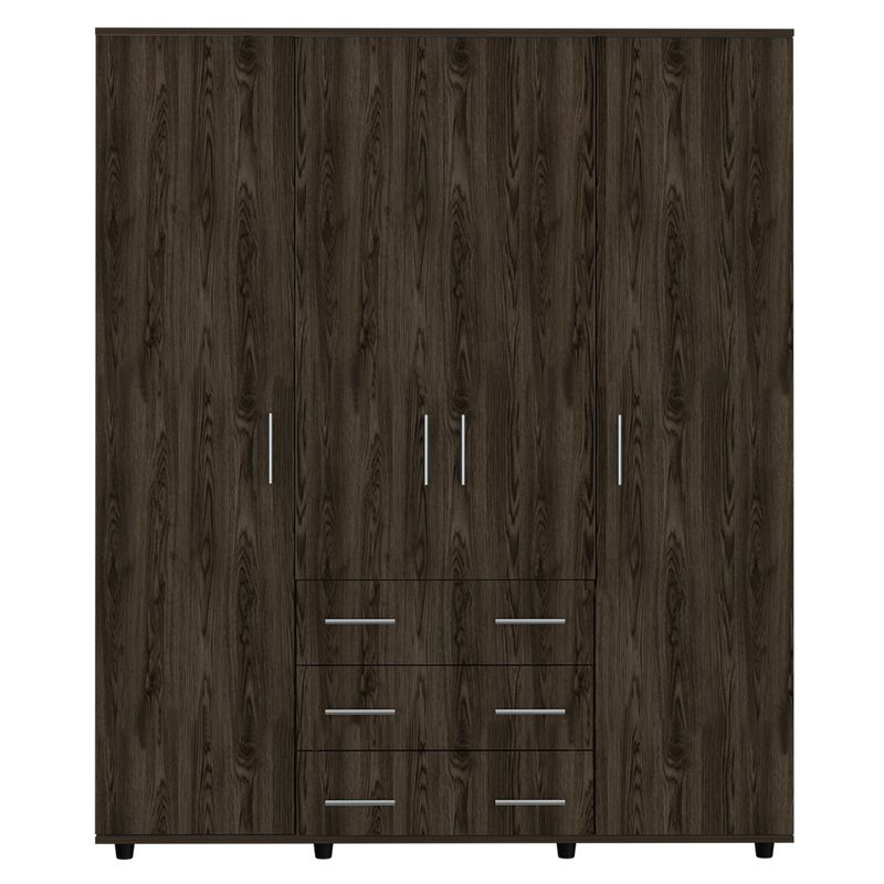 RTA MUEBLES - Closet Moderno en Aglomerado MDP 4 Puertas 3 Cajones 179 x 150 x 49 cm RTA Design  - Mueble