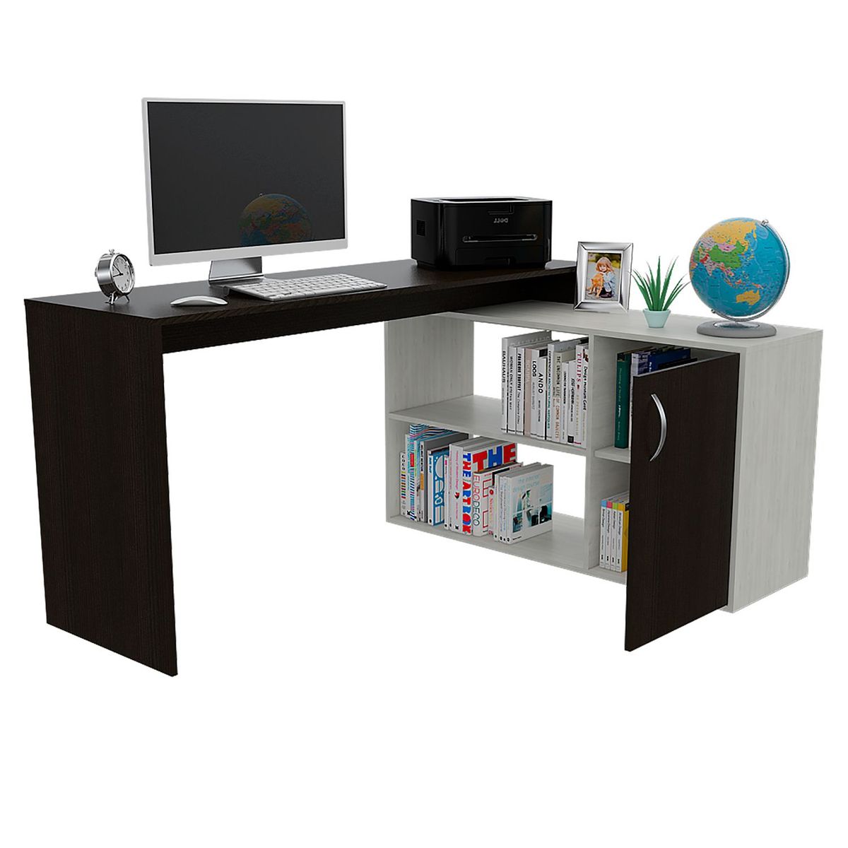 RTA MUEBLES - Escritorio Moderno 151.5 x 76.5 x 116.5 cm RTA Muebles