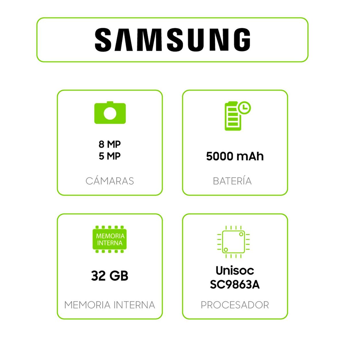 SAMSUNG - Celular Samsung Galaxy A03 Core 32GB
