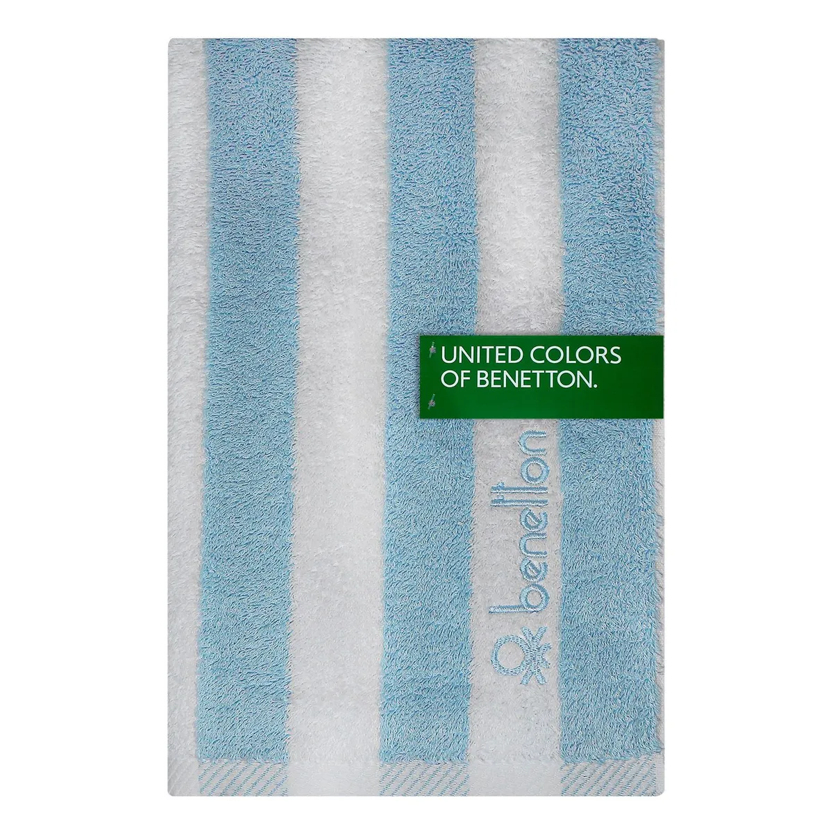 BENETTON - Toalla de Playa 450 g Rayas Bnt 78 x 160 cm