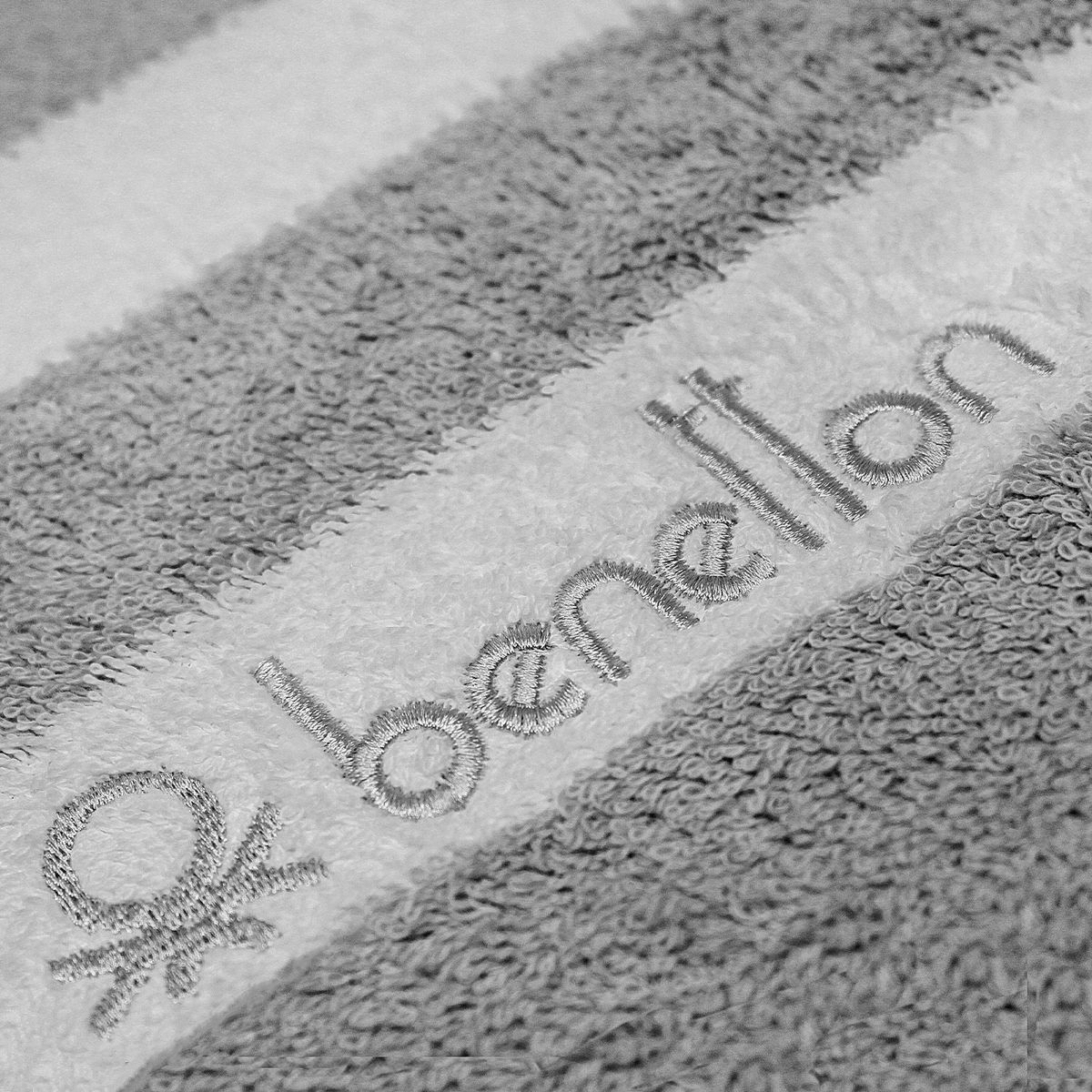 BENETTON - Toalla de Playa 450 g Rayas Bnt 78 x 160 cm