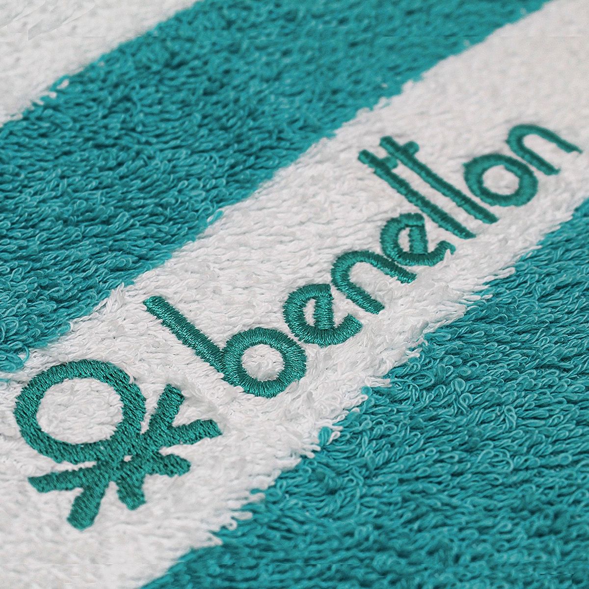 BENETTON - Toalla de Playa 450 g Rayas Bnt 78 x 160 cm