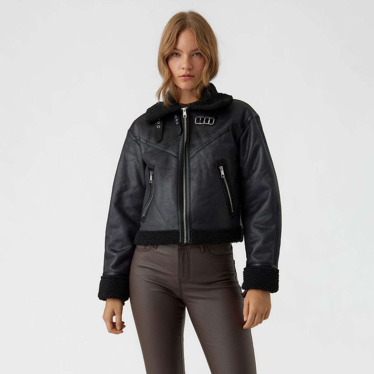 VERO MODA - Chaqueta tipo piloto para Mujer Vero Moda