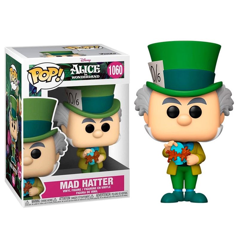 FUNKO - Figura De Acción Funko Pop Disney Alice 70Th Mad Hatter