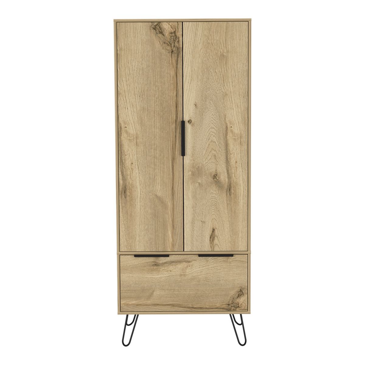 RTA MUEBLES - Closet Moderno en Aglomerado MDP 1 Puertas 1 Cajones 188 x 77 x 51 cm RTA Design  - Mueble