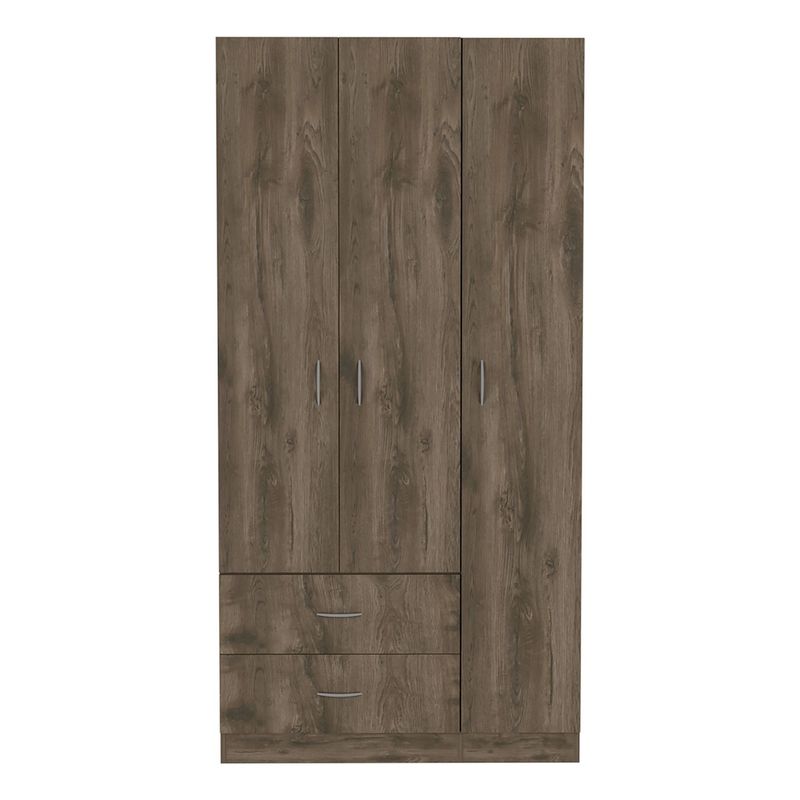 RTA MUEBLES - Closet Moderno en Aglomerado MDP 3 Puertas 2 Cajones 180 x 90 x 47 cm RTA Design  - Mueble