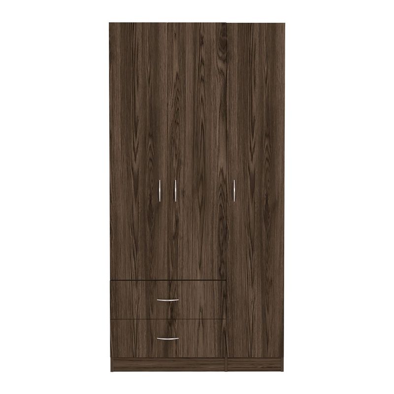 RTA MUEBLES - Clóset Moderno AUSTRAL en Aglomerado 3 Puertas 2 Cajones 180 x 90 x 47.3 cm  RTA Muebles 