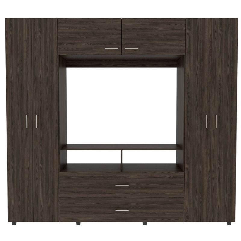 RTA MUEBLES - Clóset CCB 4982 1 cajón 7 Puertas  - Mueble
