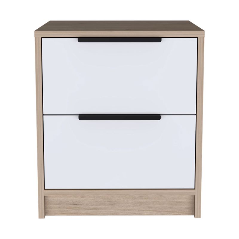 RTA MUEBLES - Mesa de Noche Moderna de 2 Cajones 48 x 41 x 363 cm RTA Muebles