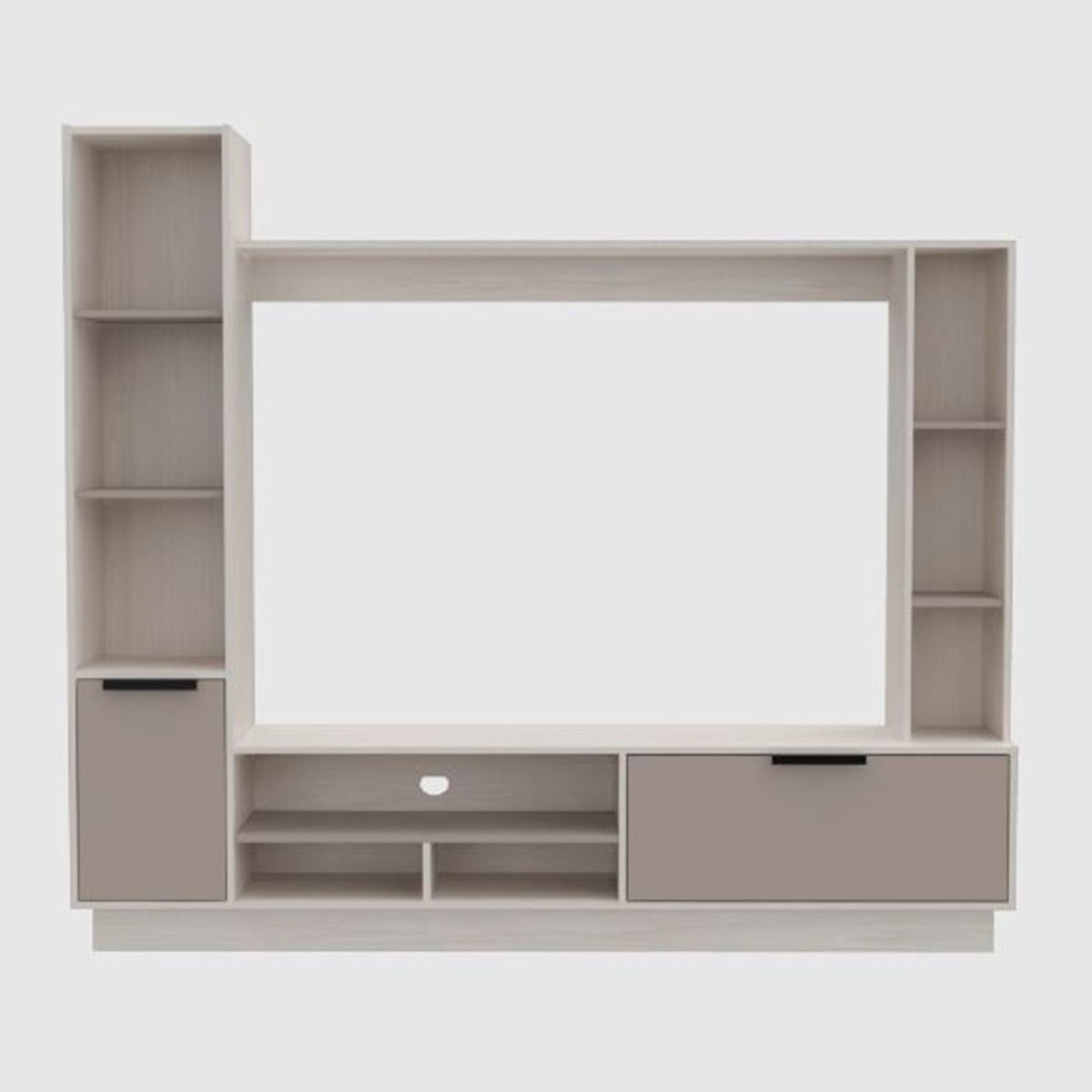RTA MUEBLES - Centro de Entretenimiento de 202 x 1768 x 35 cm, Mueble de TV Moderno para Televisor de 60 Pulgadas, RTA Muebles