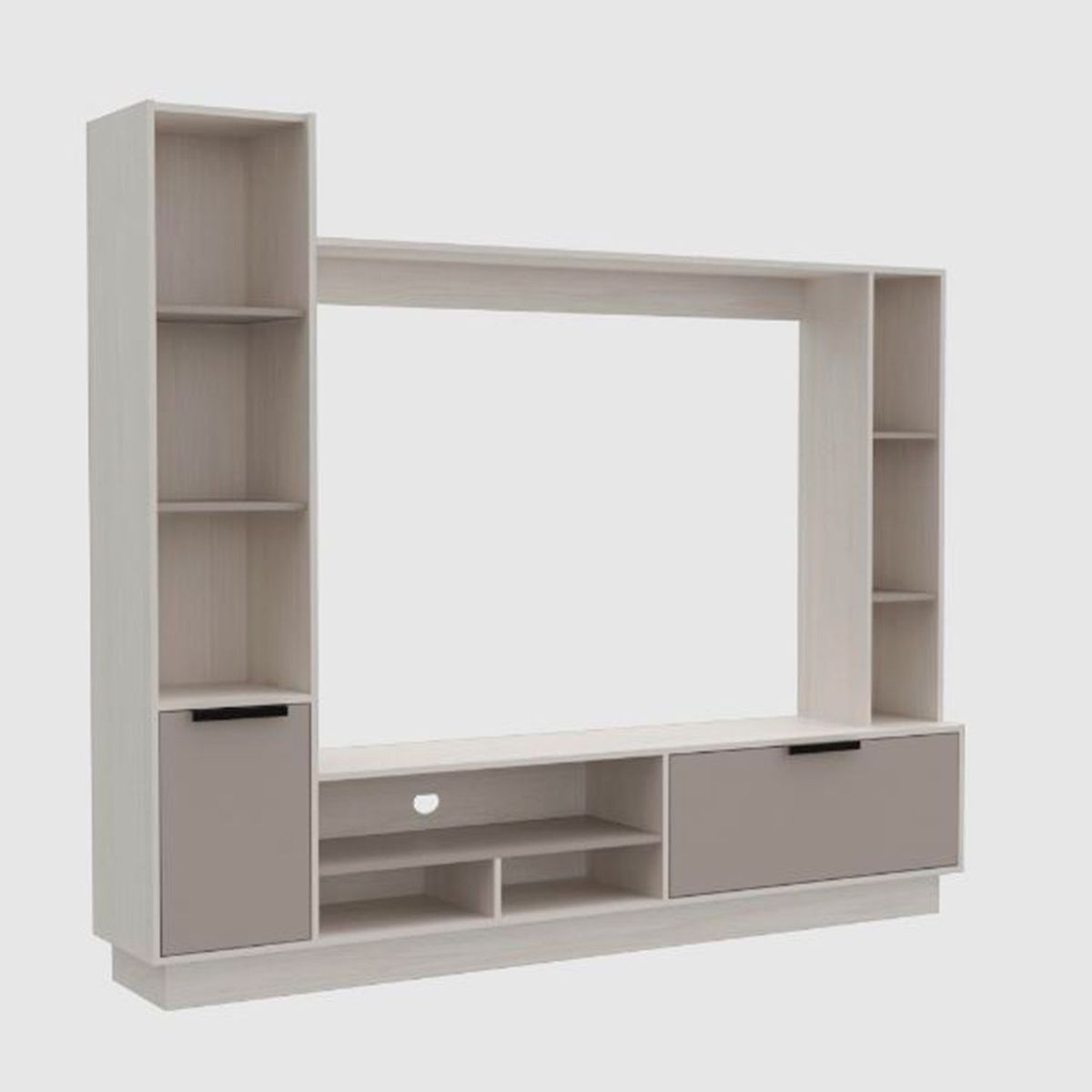 RTA MUEBLES - Centro de Entretenimiento de 202 x 1768 x 35 cm, Mueble de TV Moderno para Televisor de 60 Pulgadas, RTA Muebles