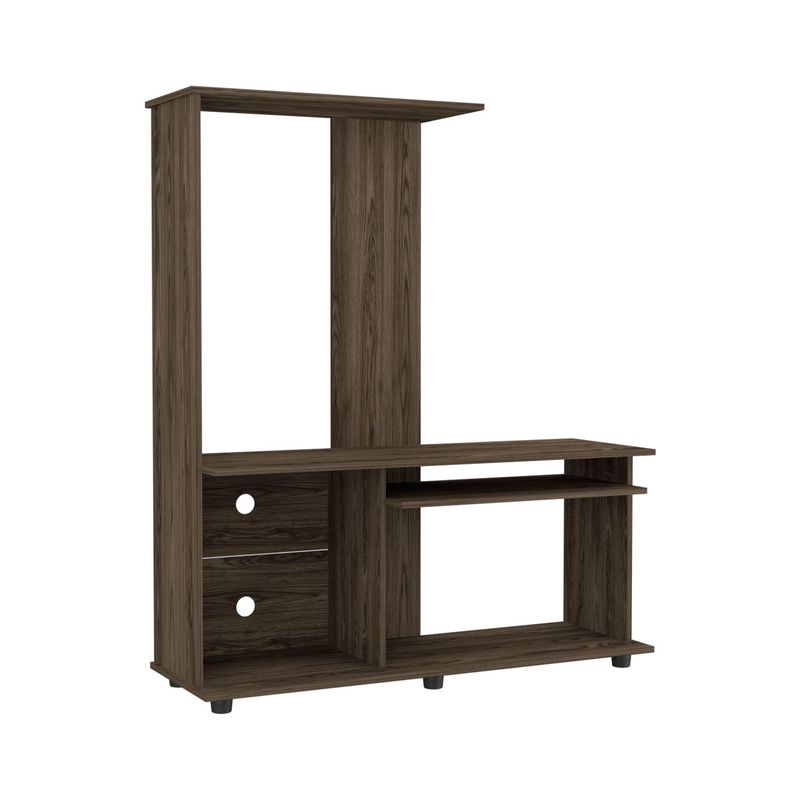 RTA MUEBLES - Centro de Entretenimiento 120 x 140 x 40  cm,  Mueble de TV Moderno para Televisor de Hasta 50 Pulgadas RTA Muebles 