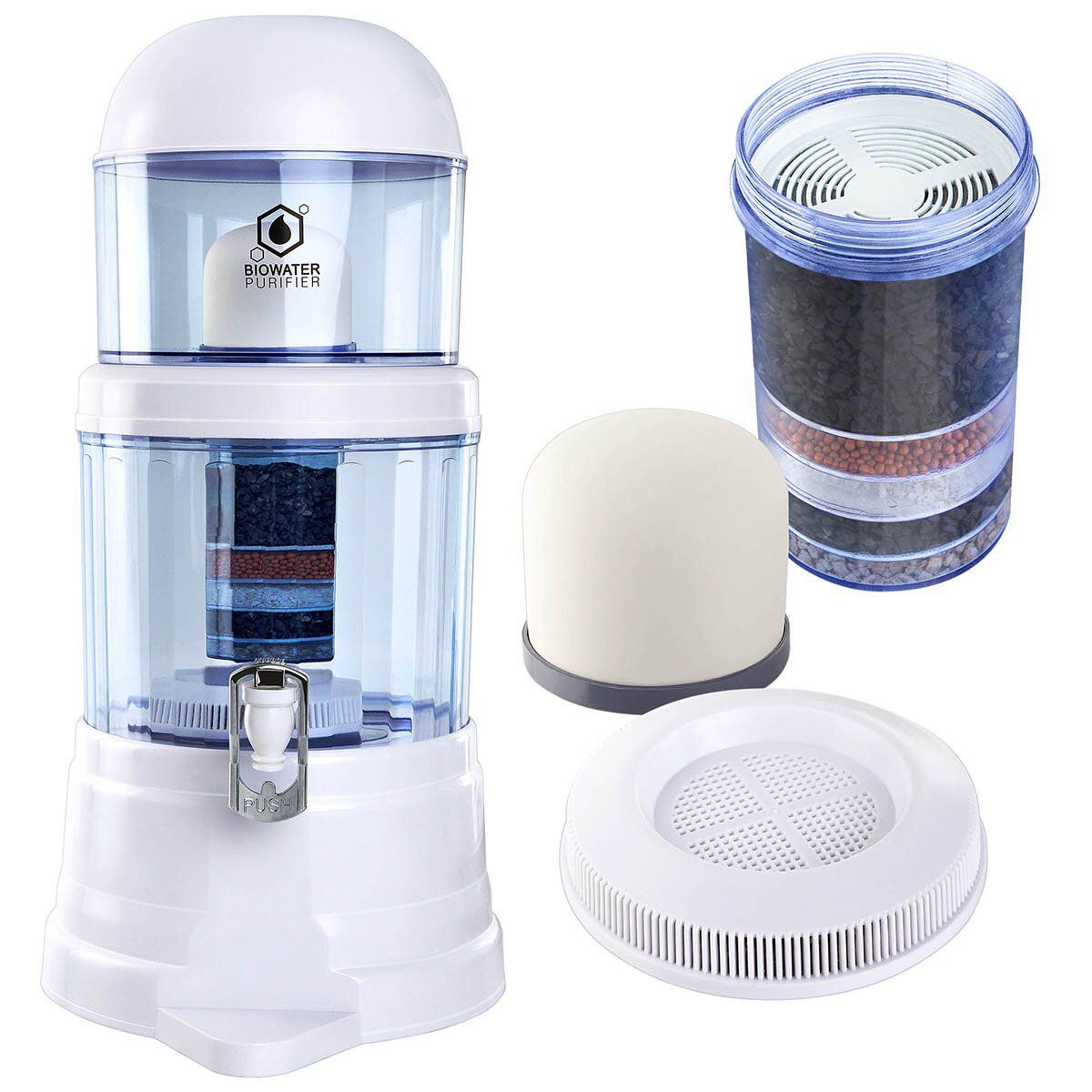 CHEF MASTER - Purificador Agua Chef Master + Kit De 3 Repuestos