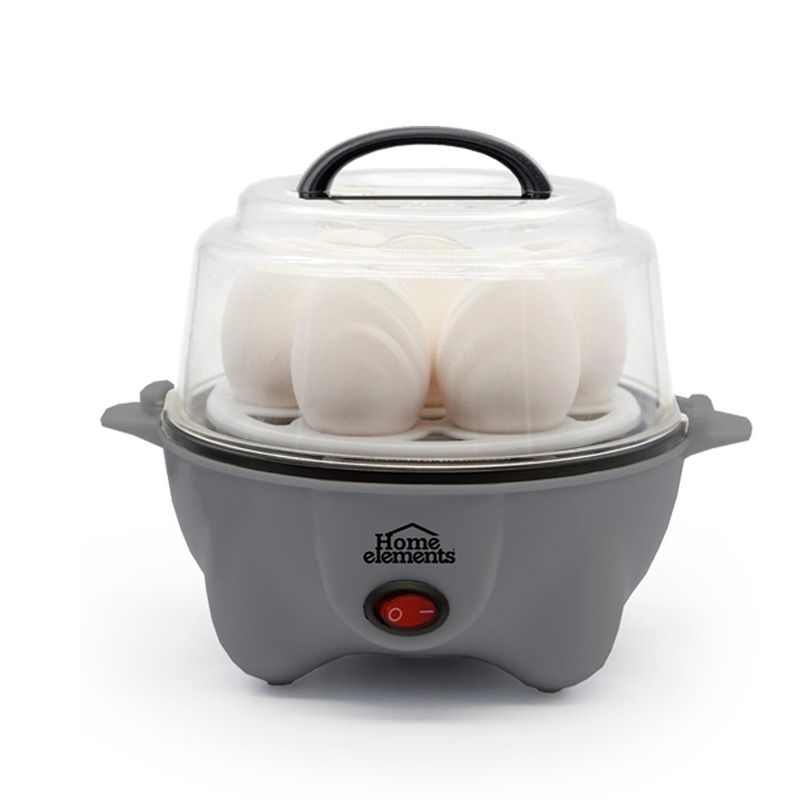 HOME ELEMENTS - Hervidor de huevos home elements huevomatic gris