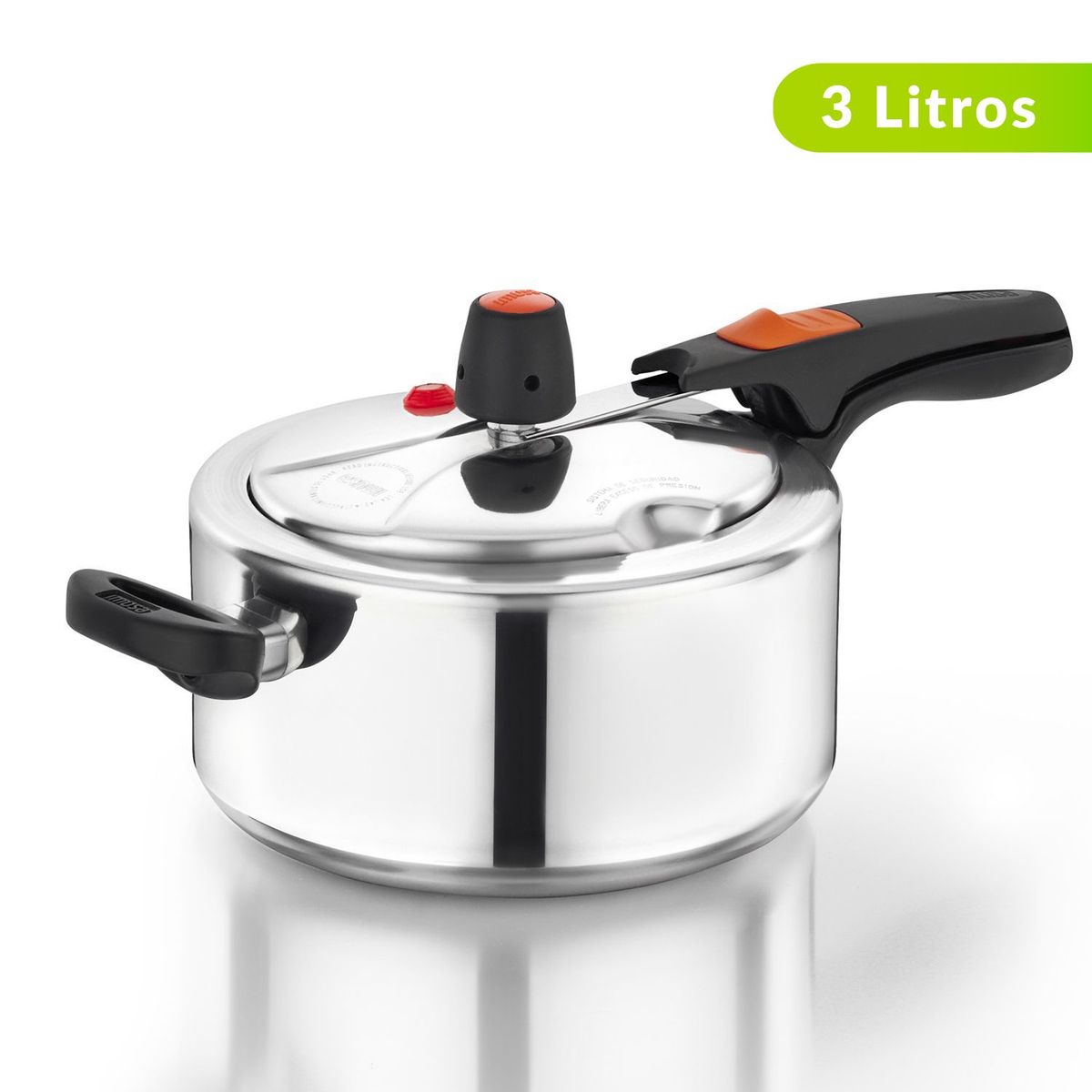IMUSA - Olla a presión Imusa 3 litros Smart Aluminio 