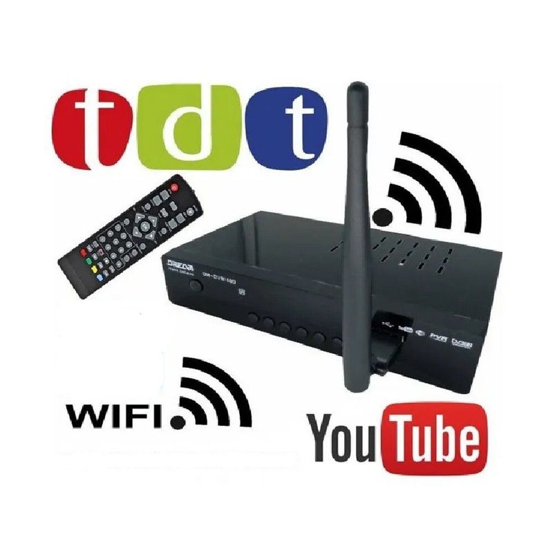 GENERICO - Decodificador Tdt Wifi Hdmi