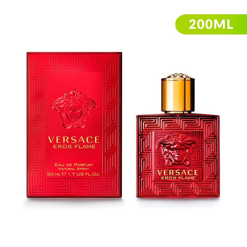 VERSACE - Perfume Versace Eros Flame Hombre 200 ml EDP 