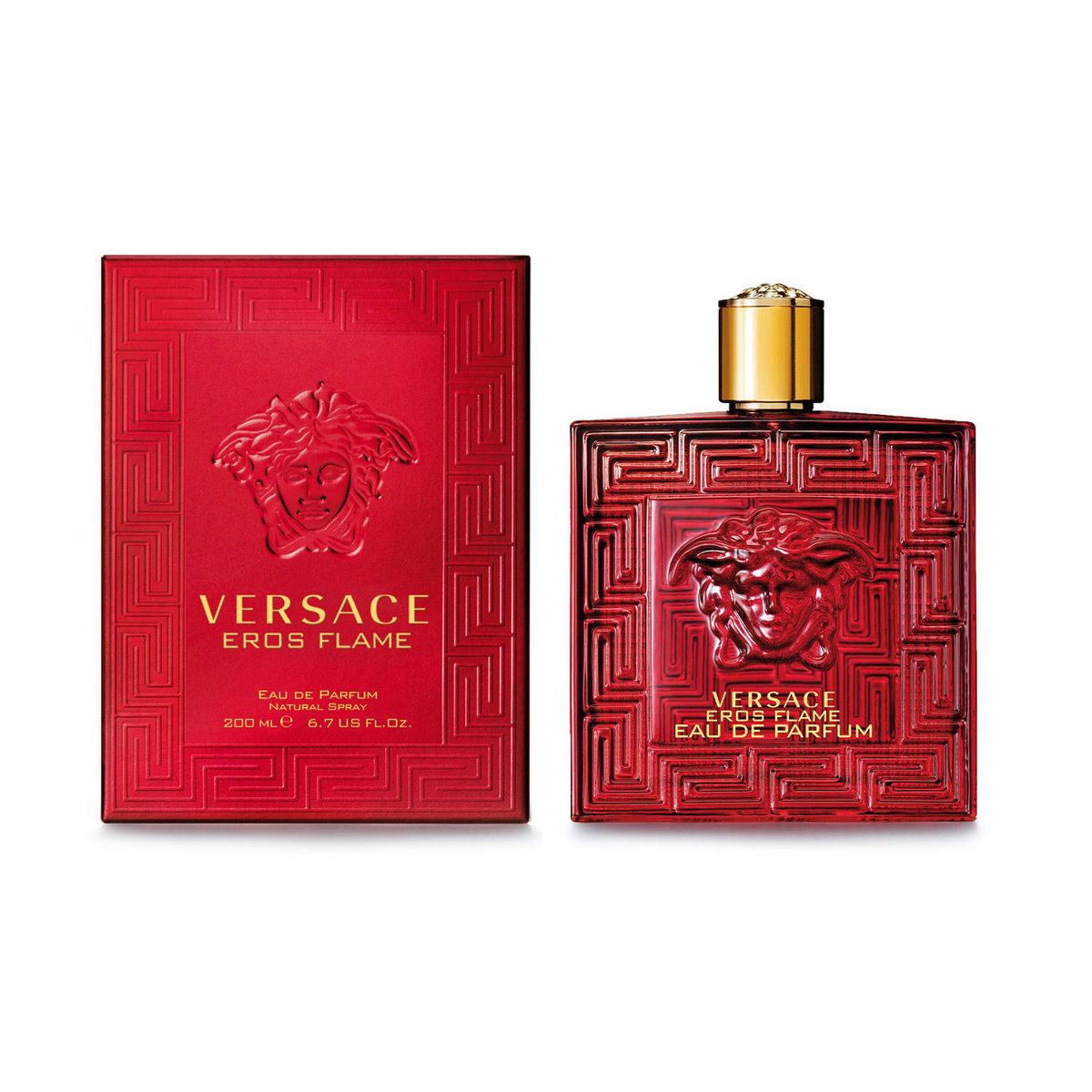 VERSACE - Perfume Hombre Eros Flame Versace 200 ml Eau de parfum 