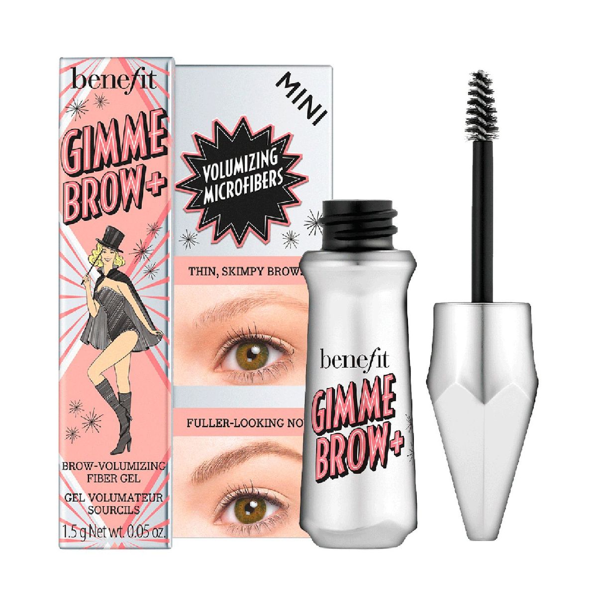 BENEFIT - Fijador  de Cejas con color Gimme Brow Benefit 1.5g (Mini)