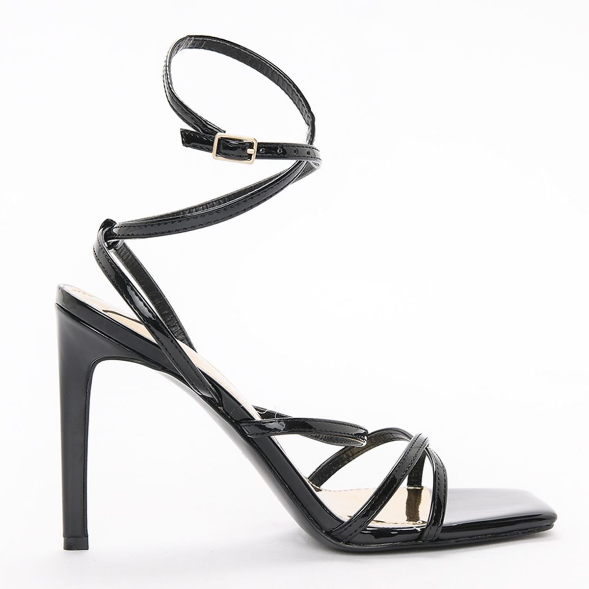 GUESS - Sandalias para Mujer con tacón delgado. Sandalias Guess negras de moda para mujer