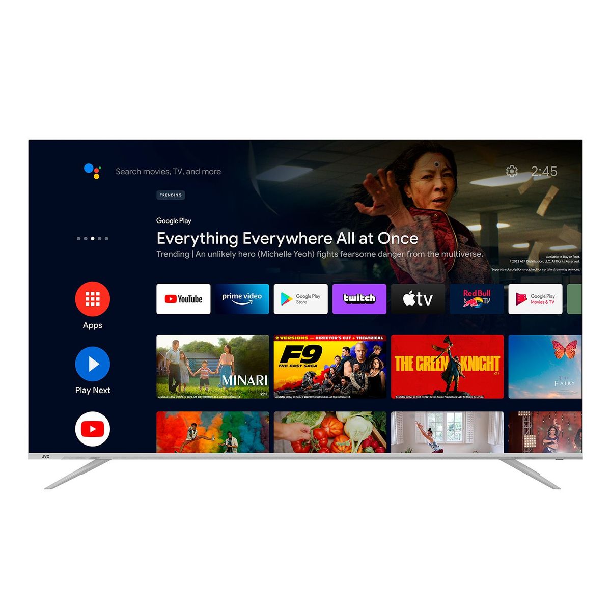 JVC - Televisor JVC 65 pulgadas QLED 4K HDR Smart TV