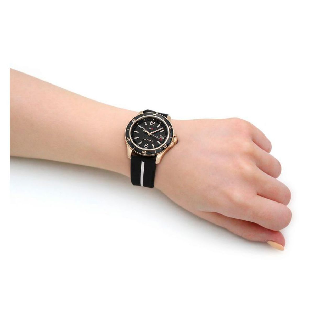 TOMMY HILFIGER - Reloj Tommy Hilfiger para Mujer 1782509 . Reloj Análogo Resina Negro